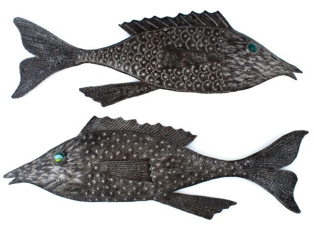 metal art fish